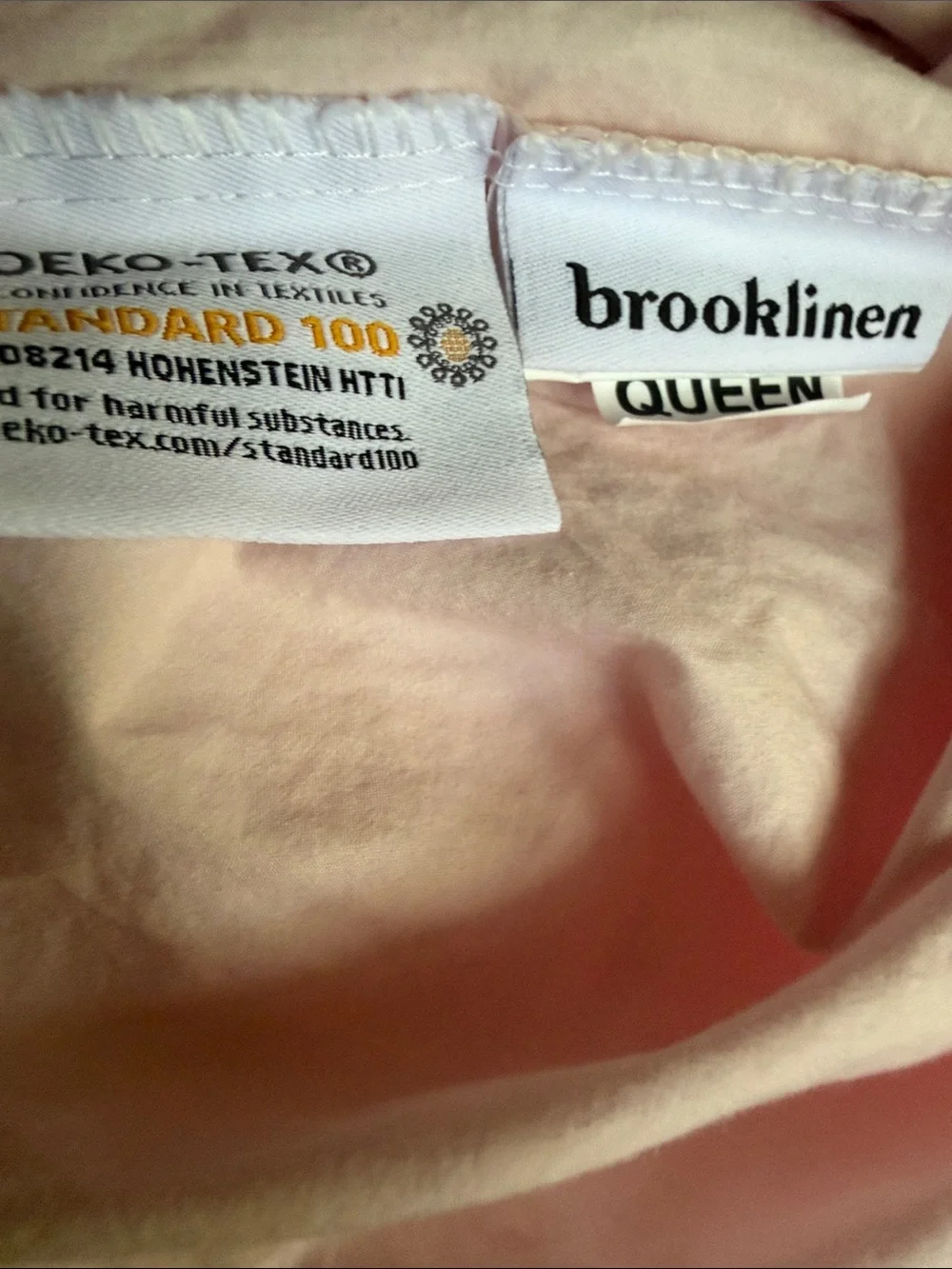 Brooklinen Cotton Duvet Cover in Rose Quartz